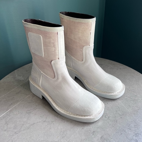 MM6 Maison Margiela Inside Out Moto Boot 38 - Picture 7 of 8